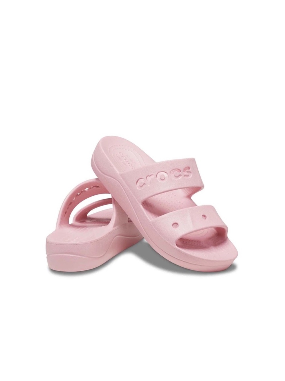 Crocs Baya Two Strap Platform Sandal Pink Women's Size 7 | Crocs Shoes